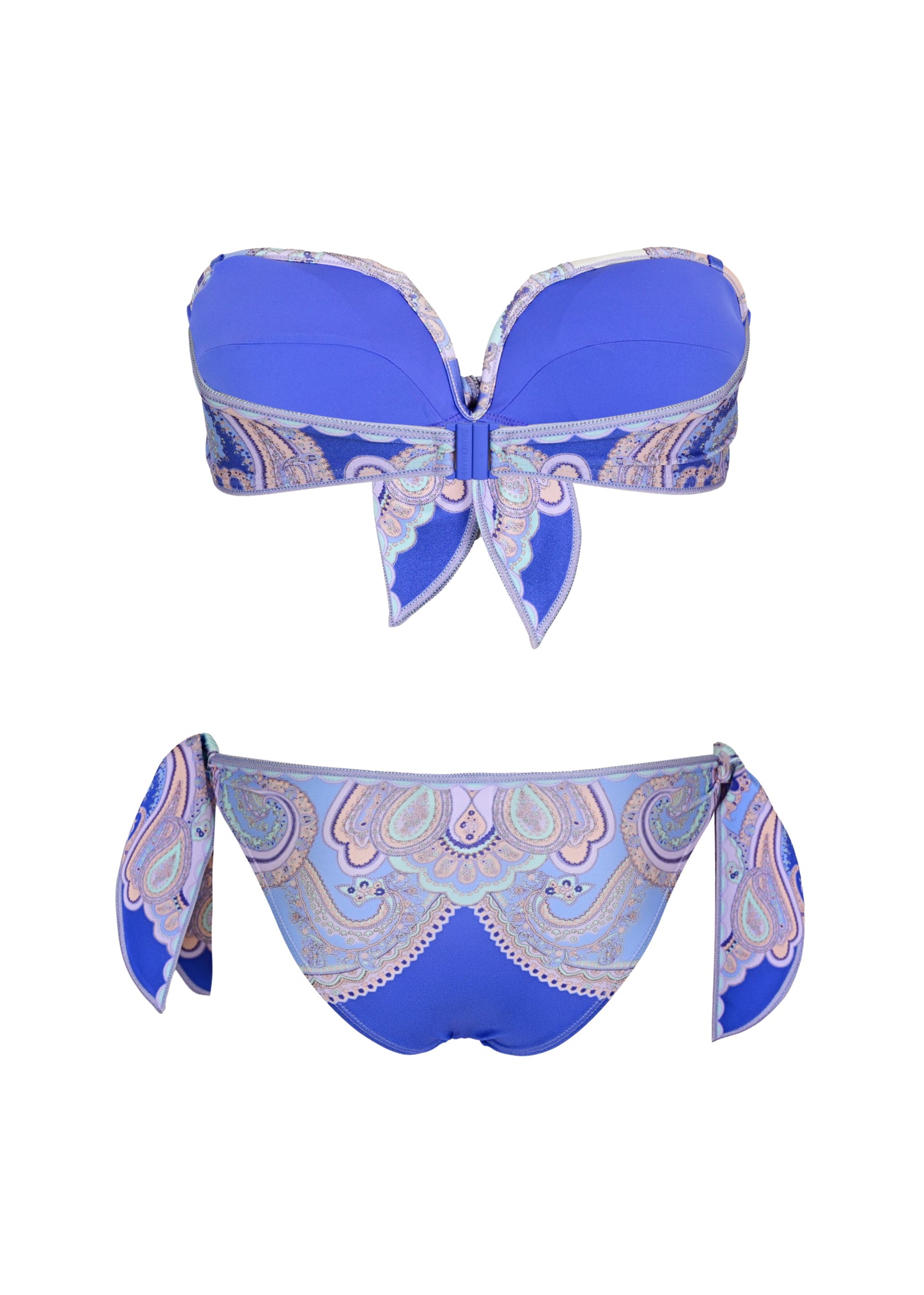 Load image into Gallery viewer, Maxine Scarf Tie Bikini Cornflower - Bikini
