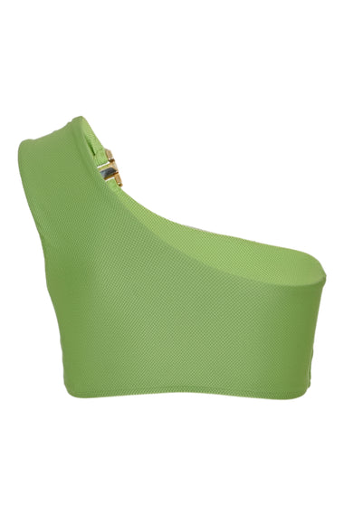 Detailed Shoulder Bikini Top Matcha - Bikini Top