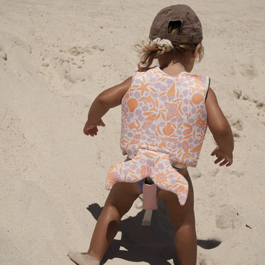 Kids Swim Vest Ocean Magic Pink 3D