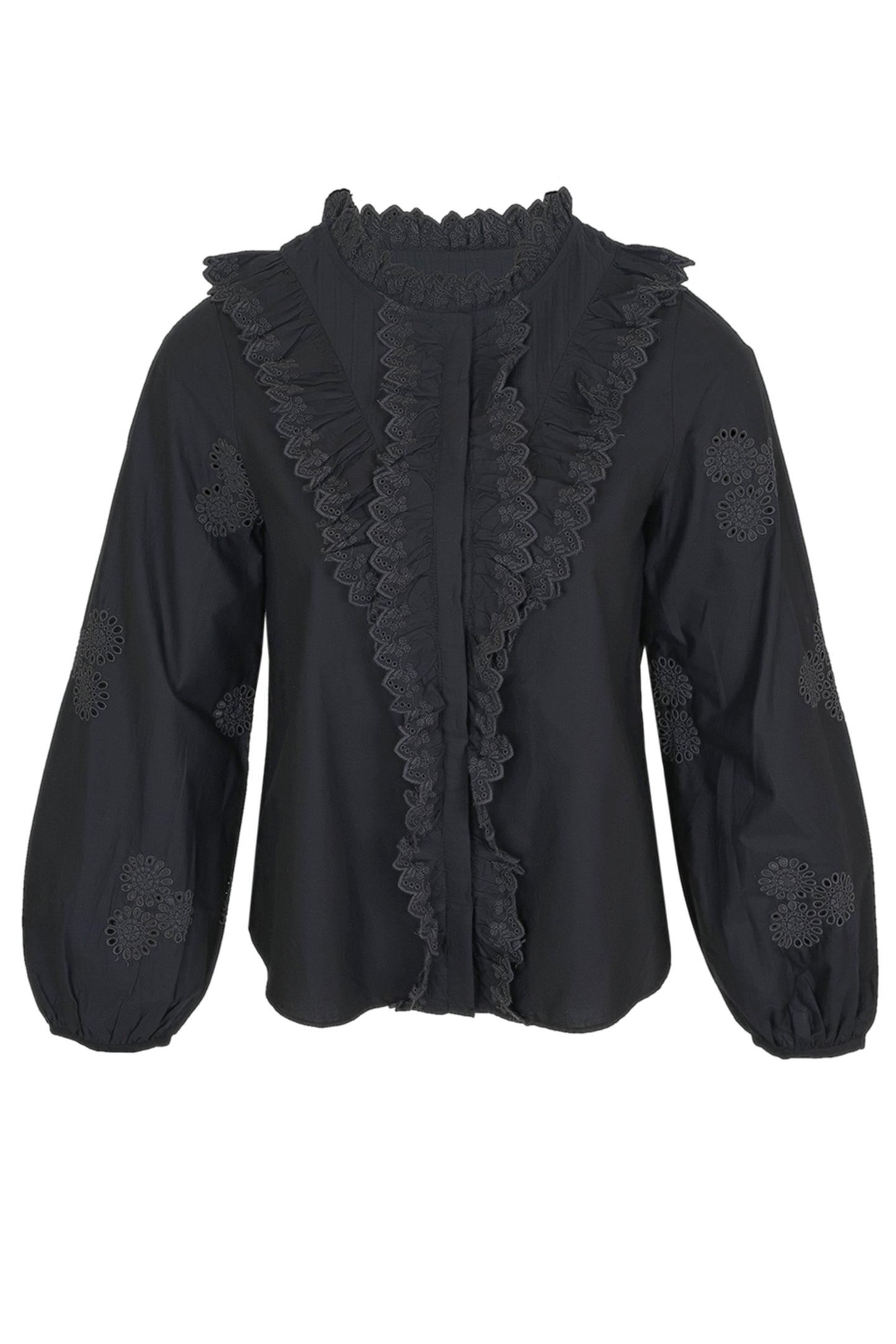 Load image into Gallery viewer, Bloomfield Blouse Black - Top
