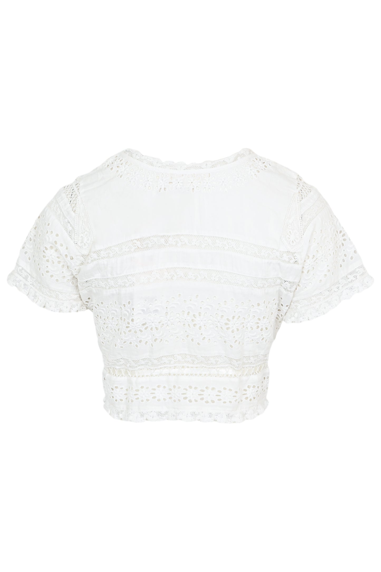 Load image into Gallery viewer, Womens White Crop Top - Top
