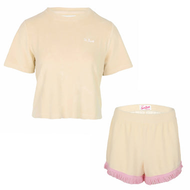 Aleja Sponge T-shirt Terry Beige - Top