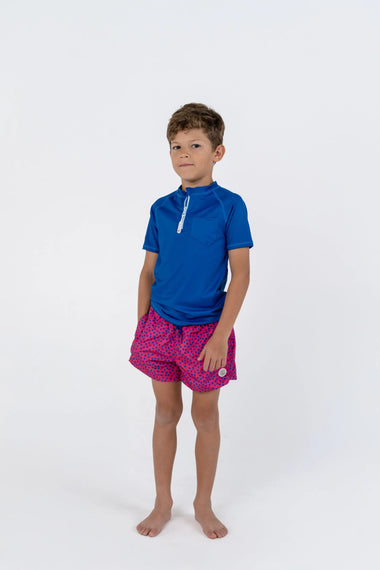 Boy UV Tees Short Sleeve Deep Blue