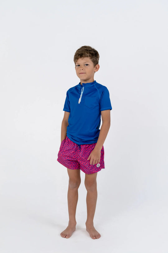Load image into Gallery viewer, Boy UV Tees Short Sleeve Deep Blue
