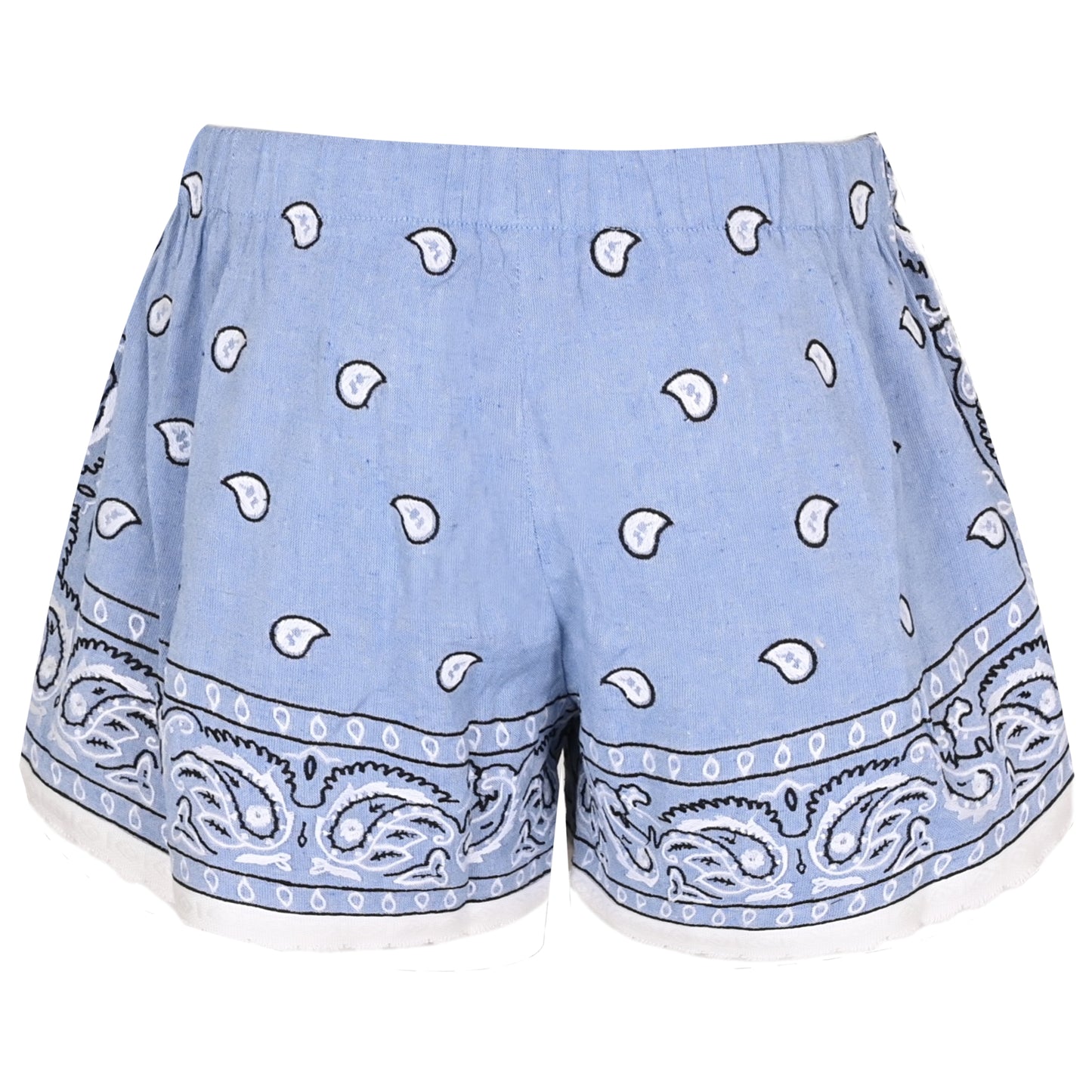 Load image into Gallery viewer, Orsina Bandana Blue White - Shorts
