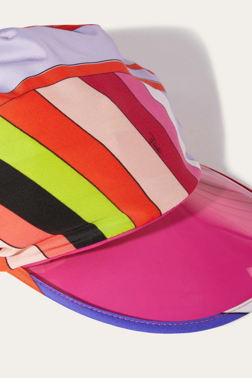 Load image into Gallery viewer, Iride Print Cap Visor Arancio/Rosa - ONE SIZE - Hat
