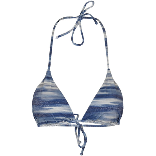 Load image into Gallery viewer, Moonlight Lurex Tri Top - Bikini Top
