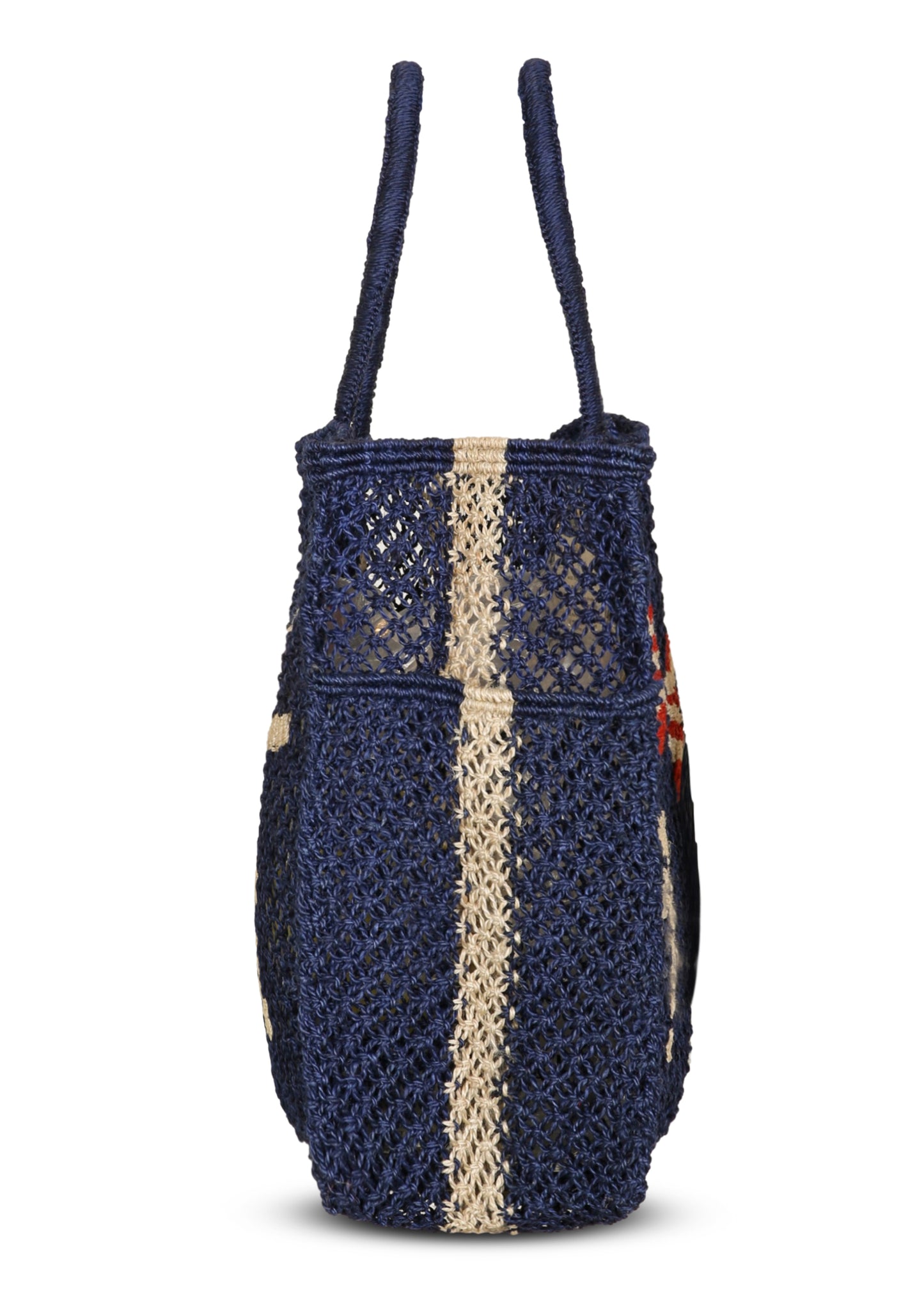 Load image into Gallery viewer, Barry Pool Time Jute Bag Indigo - Bag
