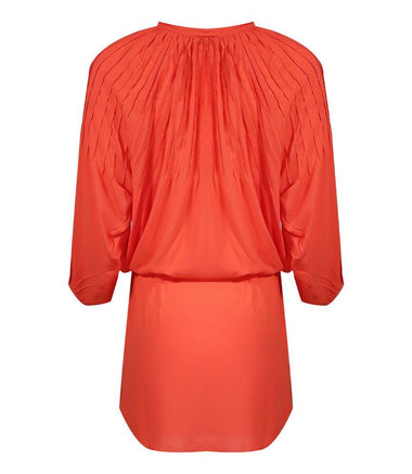 Solid Sara Caftan Coral - M - Kaftan