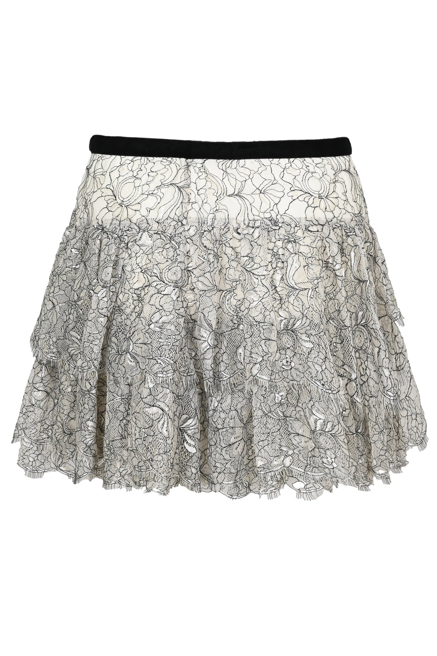 Load image into Gallery viewer, Doman Skirt White Silhouette - Skirt
