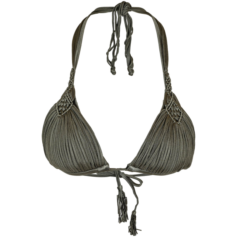 Mila Tri Bikini Top Olive