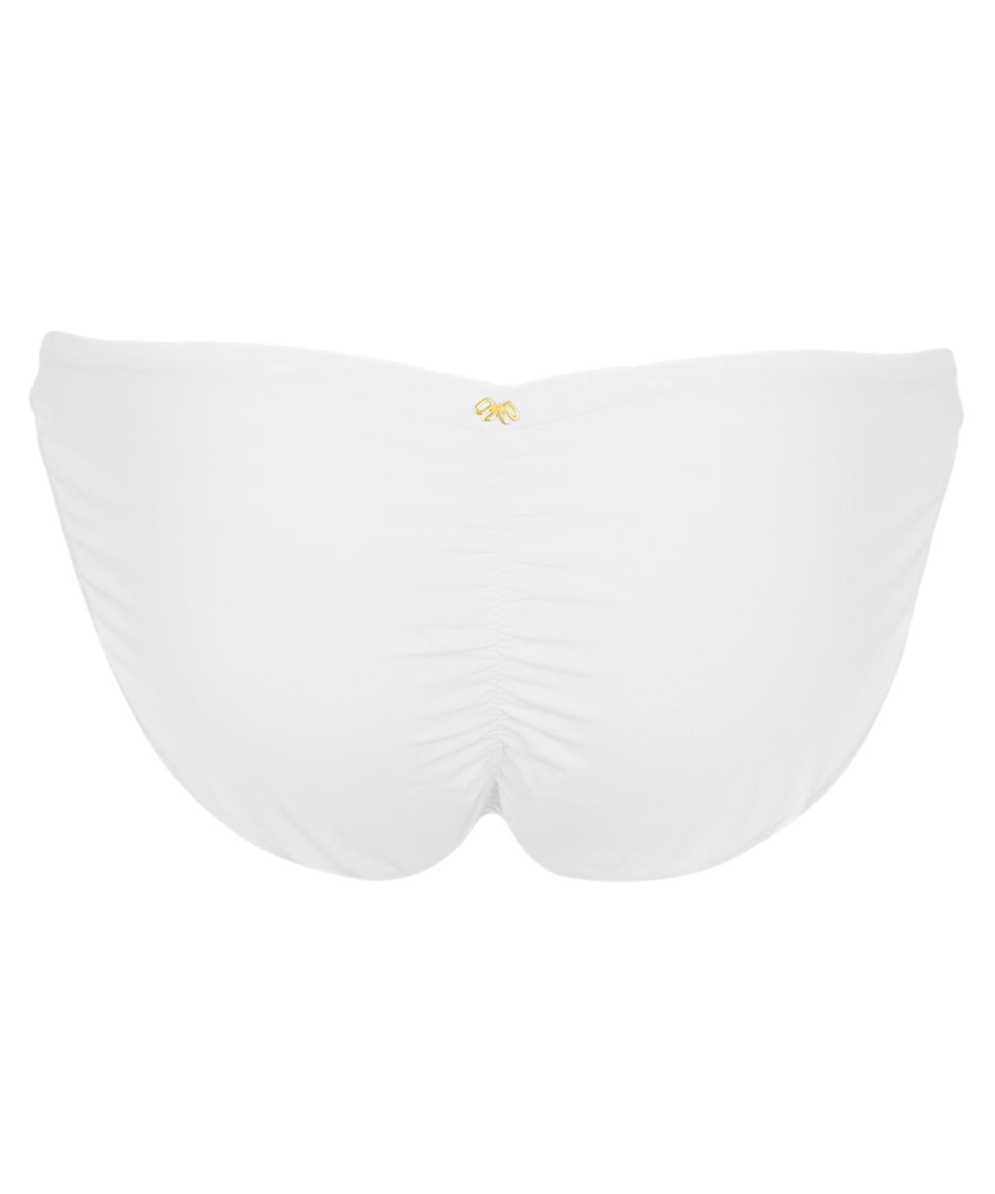 Load image into Gallery viewer, Basic Ruched Full Bikini Bottom White - Bikini Bottom
