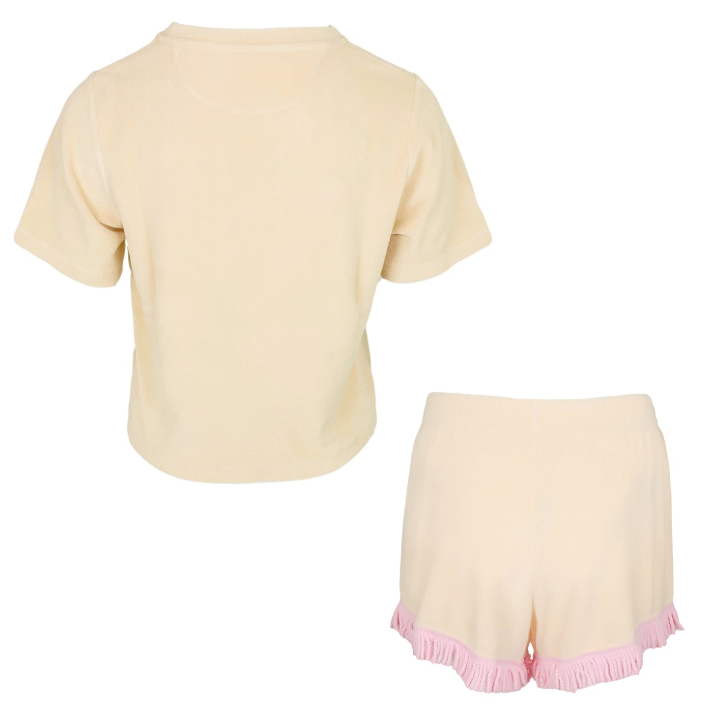 Load image into Gallery viewer, Aleja Sponge T-shirt Terry Beige - Top
