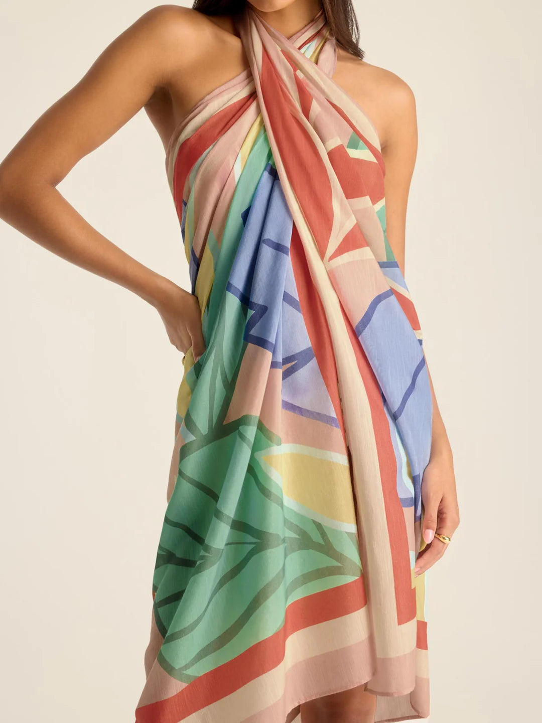 Load image into Gallery viewer, Samara Sarong Retro Jungle
