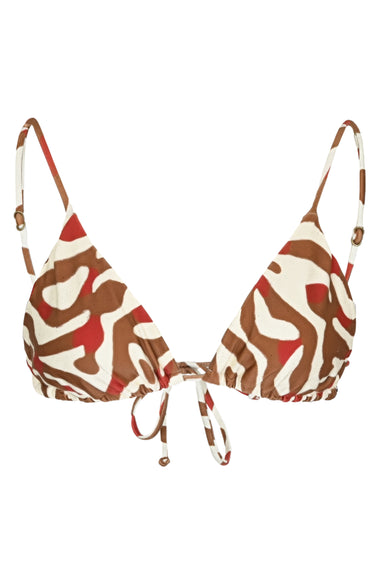 Long Triangle Bikini Top Kalahari - Bikini Top