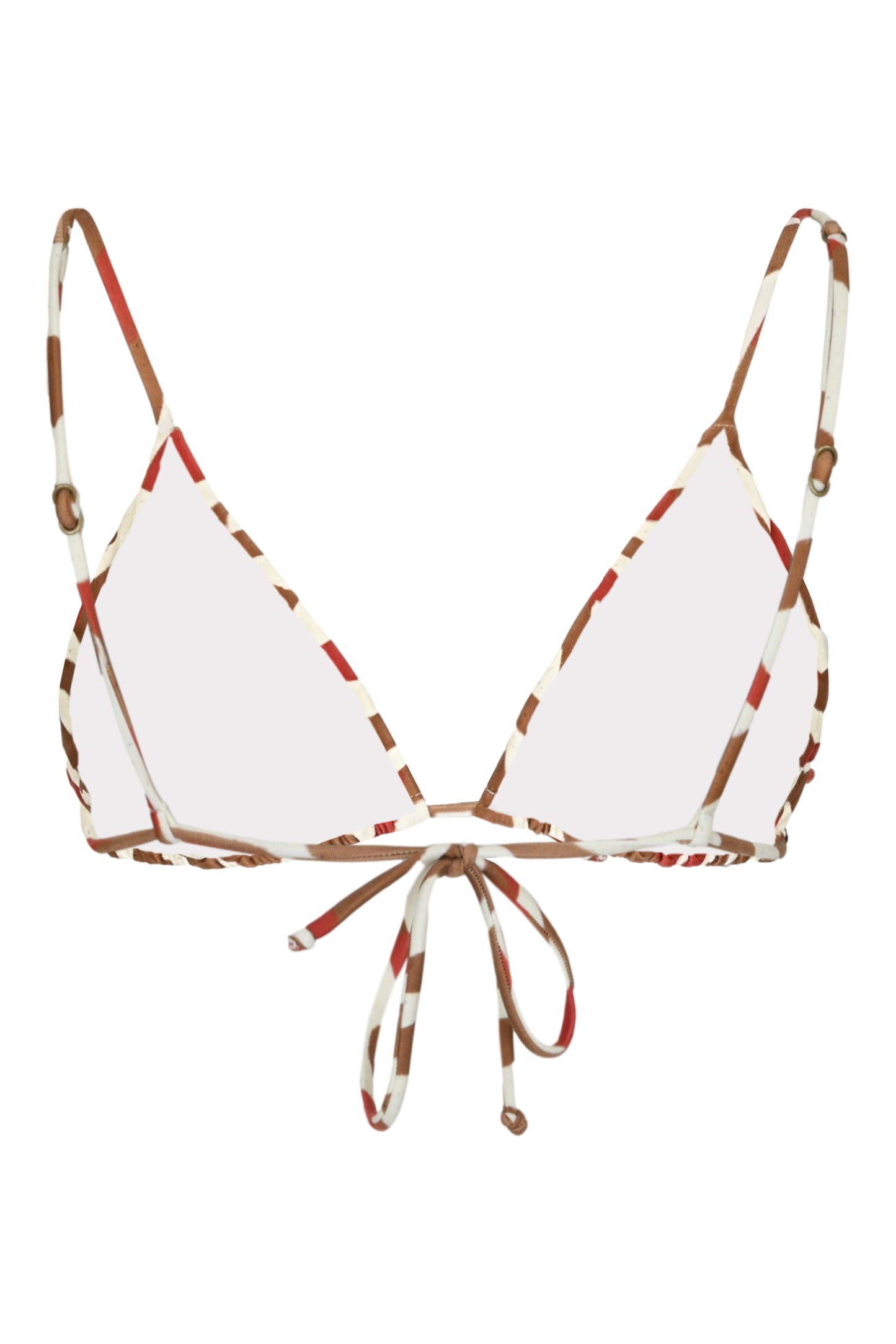 Load image into Gallery viewer, Long Triangle Bikini Top Kalahari - Bikini Top
