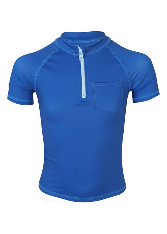 Load image into Gallery viewer, Boy UV Tees Short Sleeve Deep Blue
