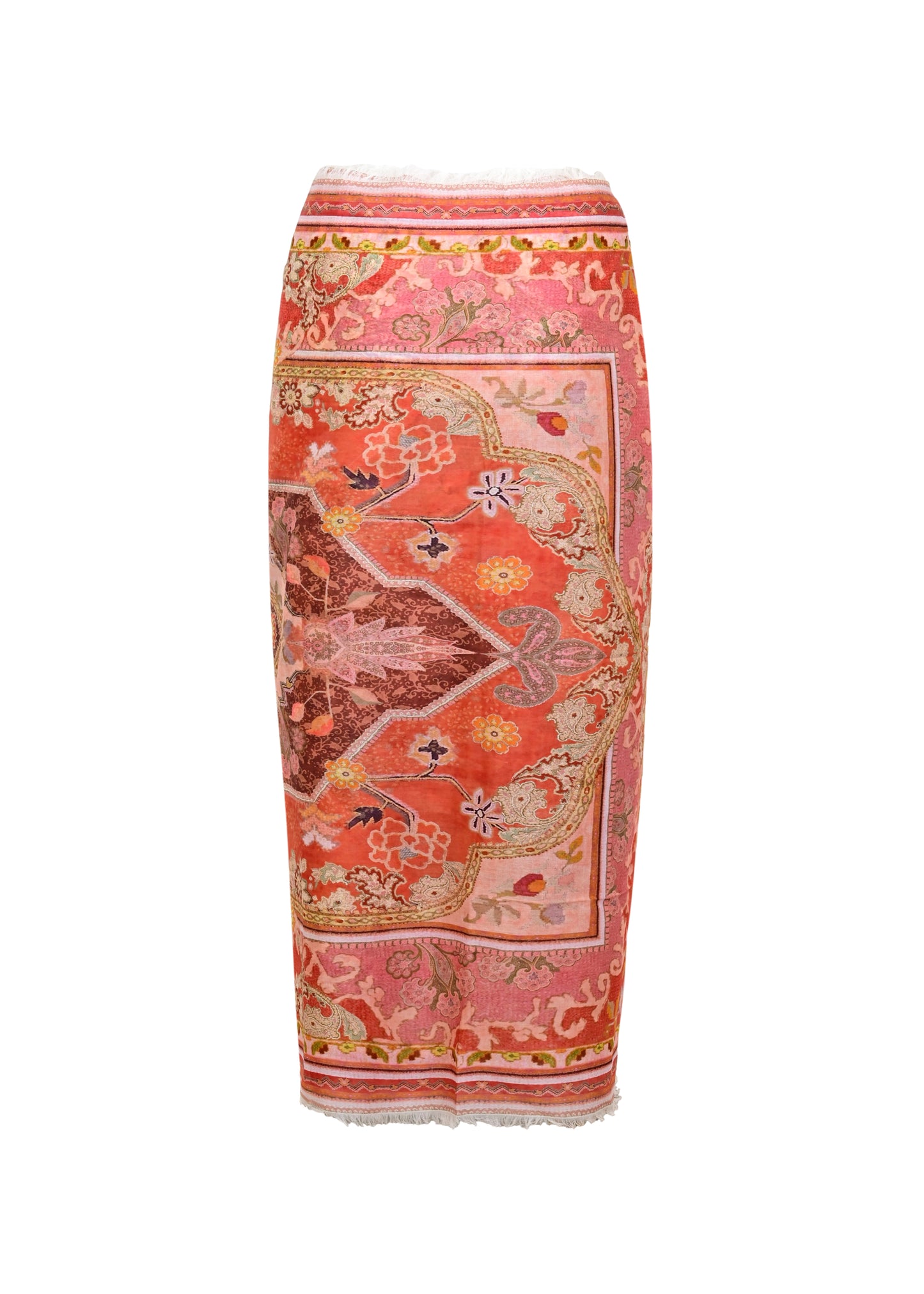 Load image into Gallery viewer, Printed Cotton Pareo Rust Multi - Sarong
