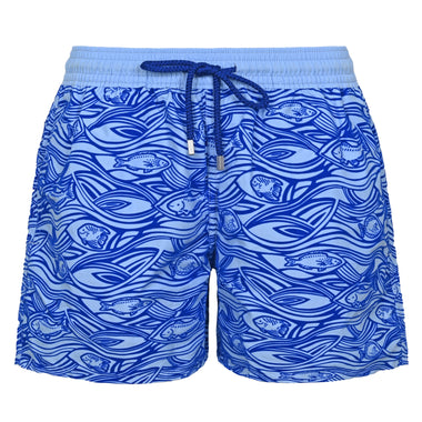 Boys Swim Shorts Flocked Aquarium - Swim Shorts