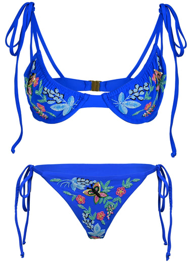 Los Angeles Balconette Top Blue - Bikini Top