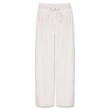 Jolie Capri Satin Ankle Pant Egg Nog