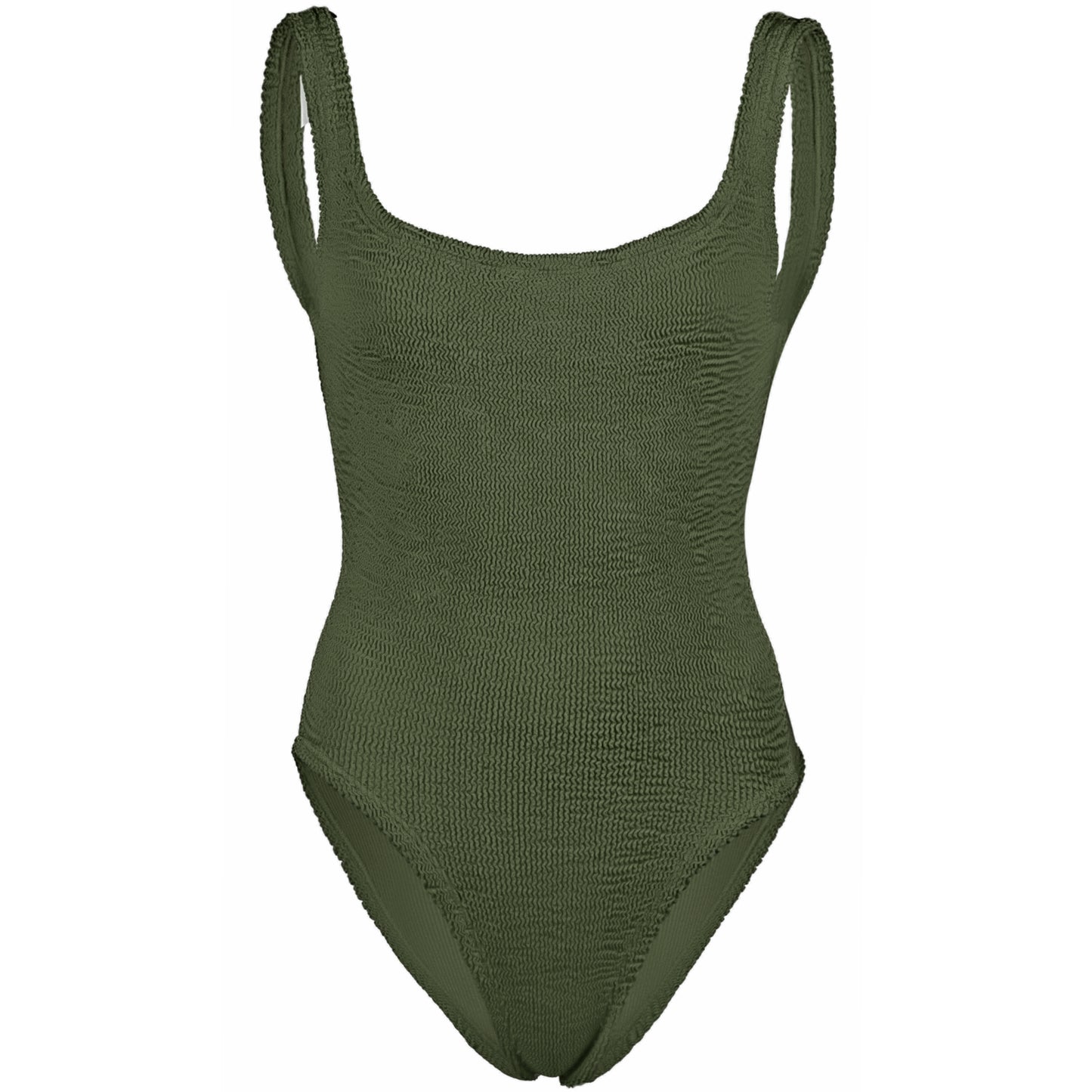 Load image into Gallery viewer, Classic Square Neck Swim Metallic Khaki - ONE SIZE - One Piece
