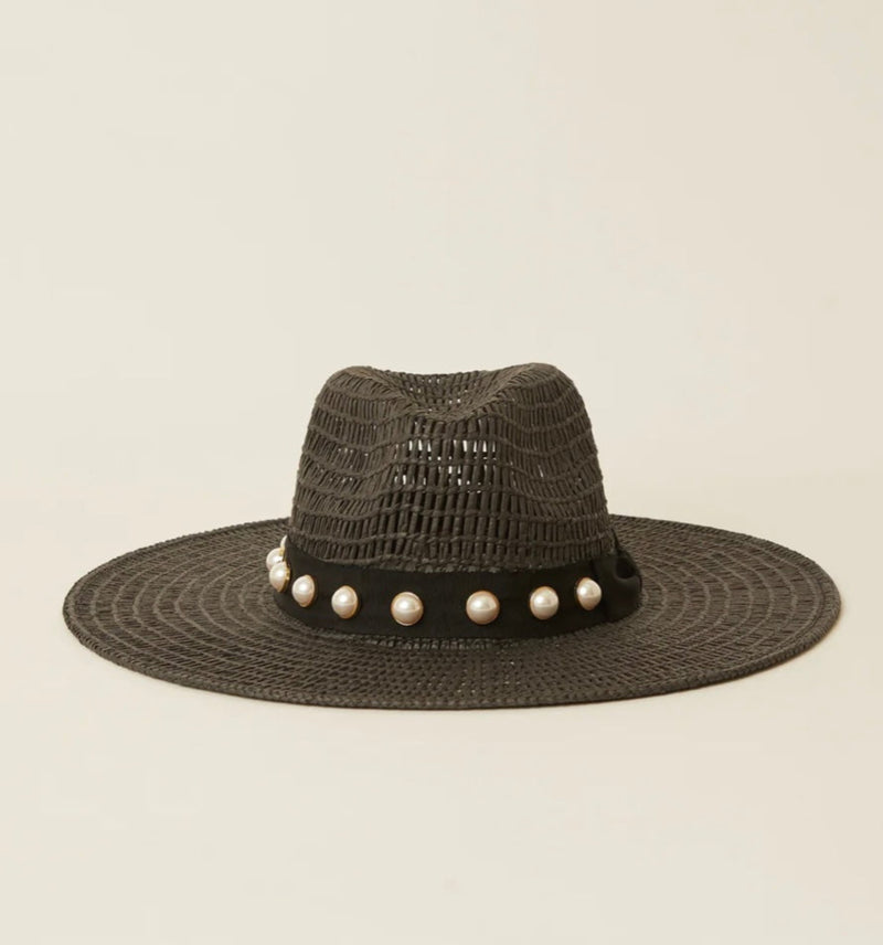 Ollie Hat Pearl Black