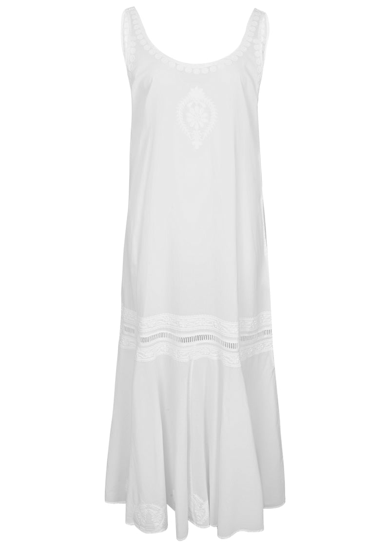 Roma White Maxi Dress