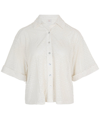 Biscotti Blake Button Top - Top