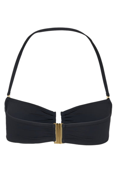 Drop Bandeau Bikini Top Black - Bikini Top