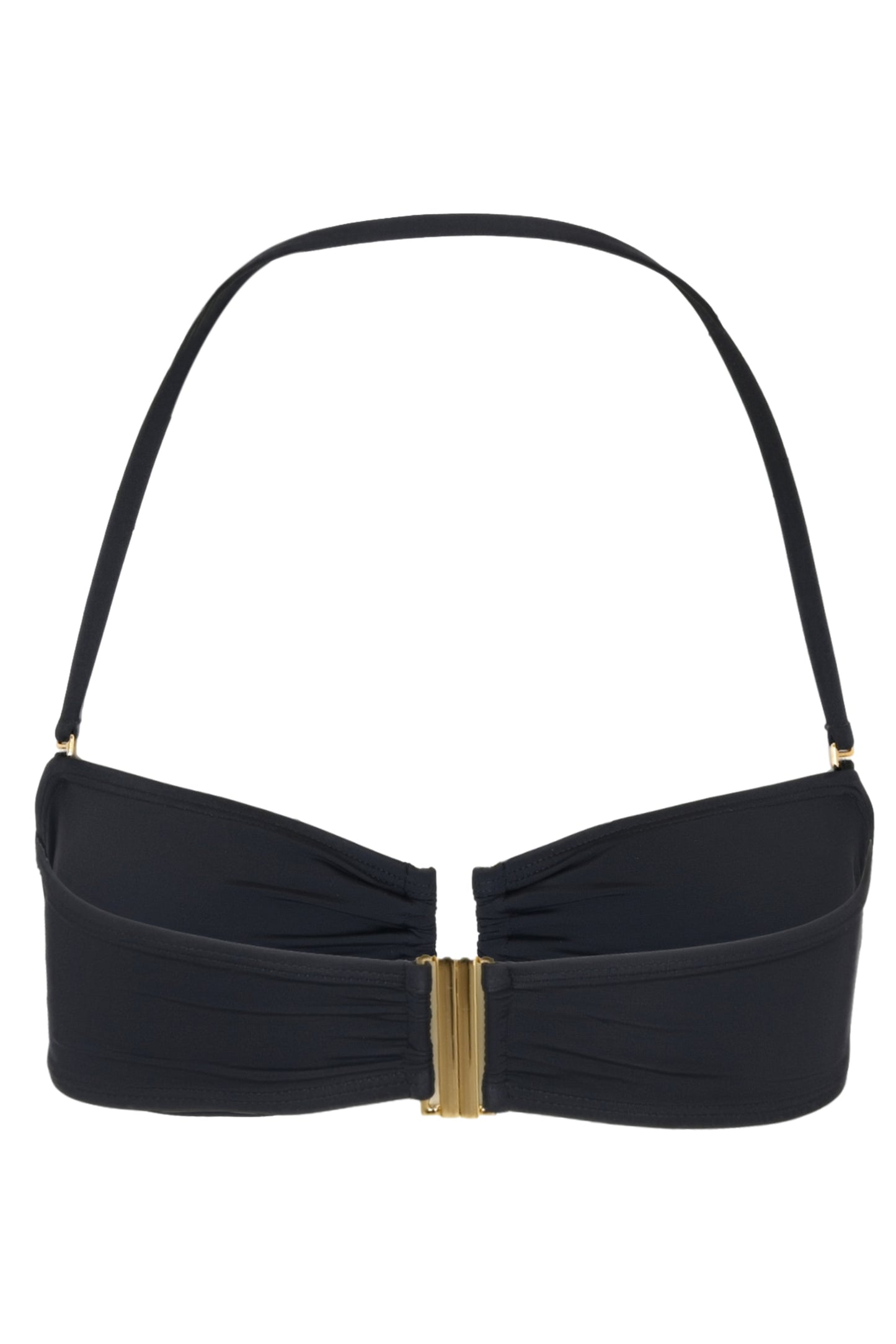 Load image into Gallery viewer, Drop Bandeau Bikini Top Black - Bikini Top
