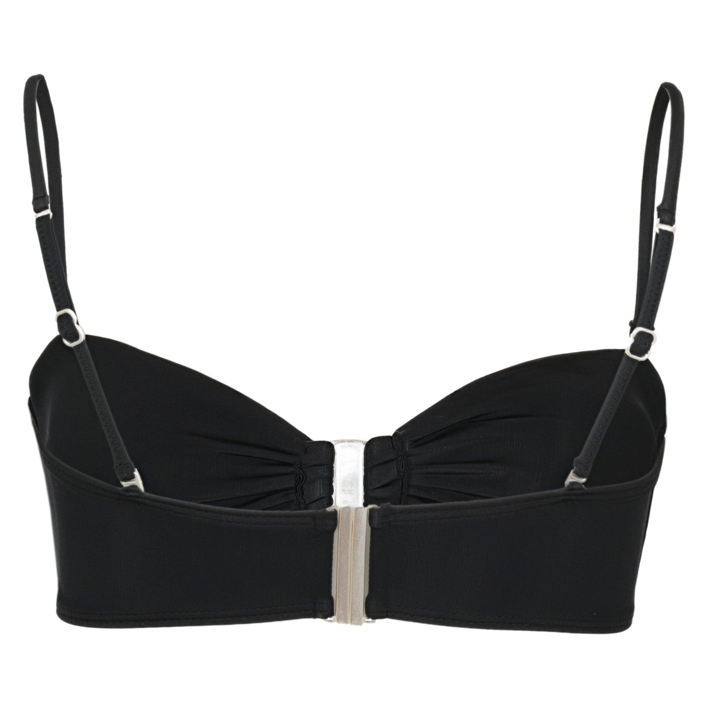 Load image into Gallery viewer, Solid Sam Bandeau Top Black - Bikini Top
