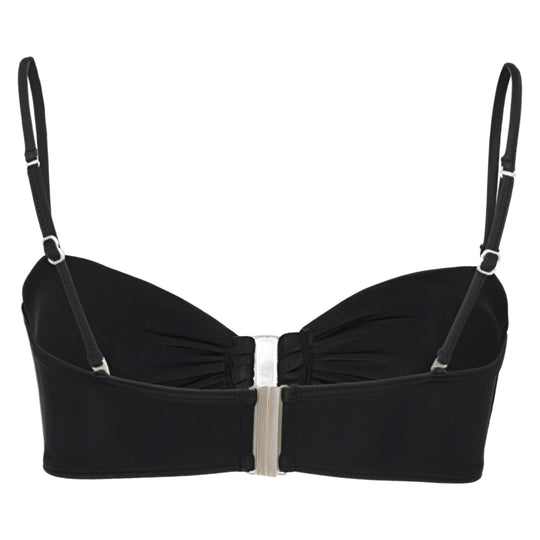 Load image into Gallery viewer, Solid Sam Bandeau Top Black - Bikini Top
