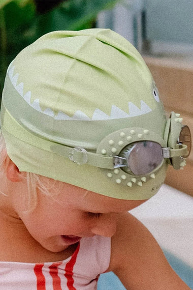 Kids Swim Goggles Cookie The Croc Khaki