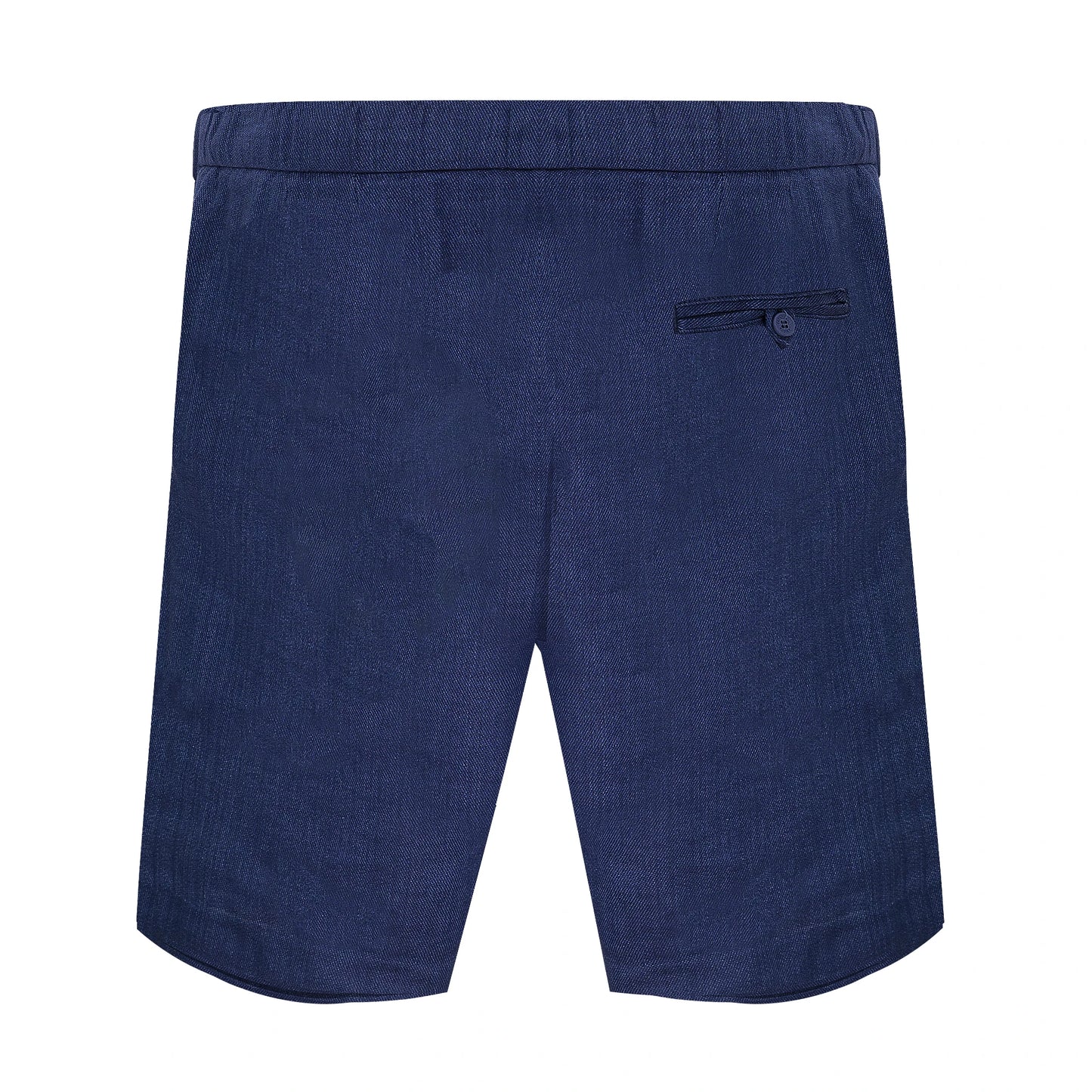Load image into Gallery viewer, Mens Linen Shorts in Navy Blue
