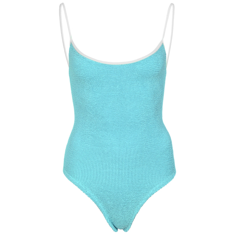 Pamela Swim Contrast Aqua