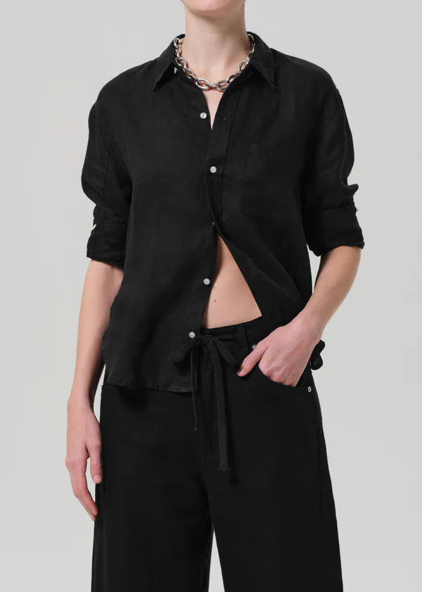 Load image into Gallery viewer, Kayla Shirt Black
