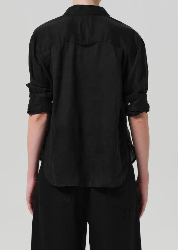 Load image into Gallery viewer, Kayla Shirt Black
