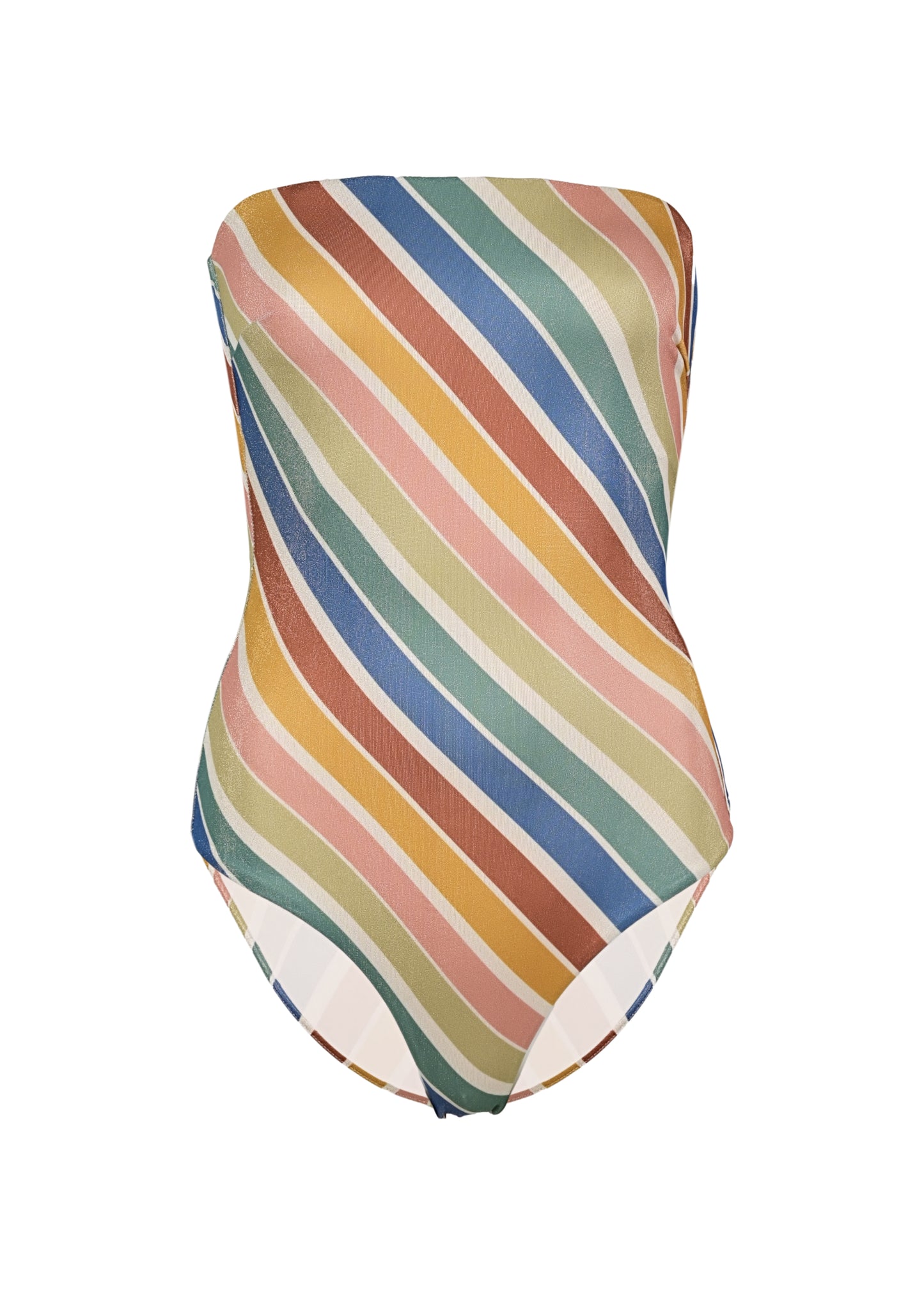 Load image into Gallery viewer, Everlee Metallic Stripe One Piece - One Piece
