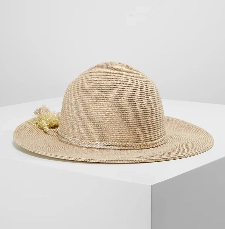 Load image into Gallery viewer, Collapsible Fedora Hat Gold
