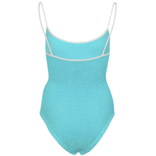 Pamela Swim Contrast Aqua - ONE SIZE - One Piece