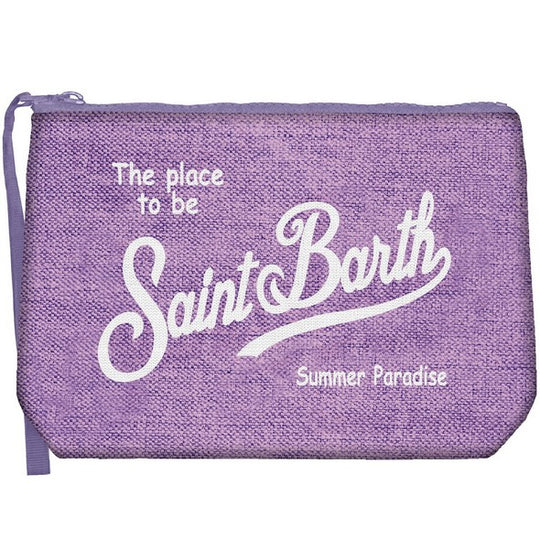 Aline Linen Pouch Lilac