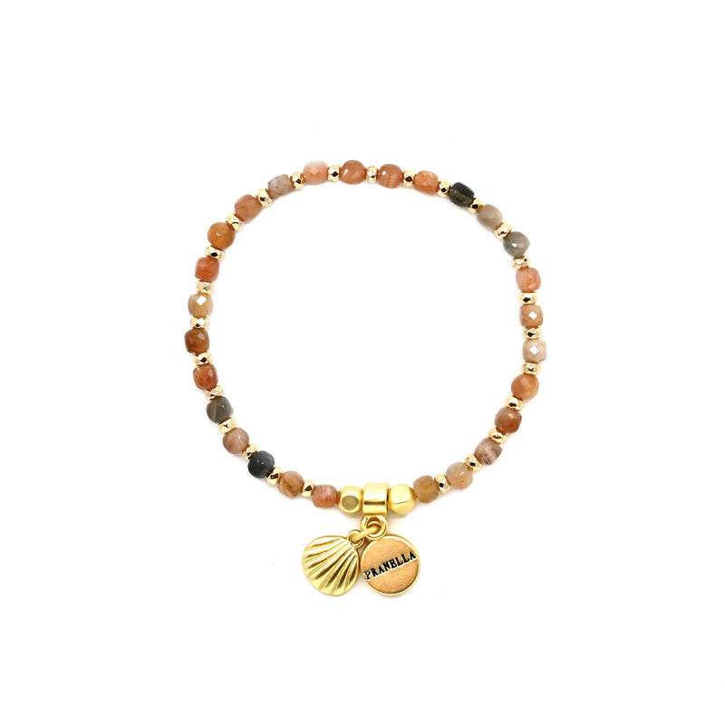 Alma Clam Metal Shell Bracelet