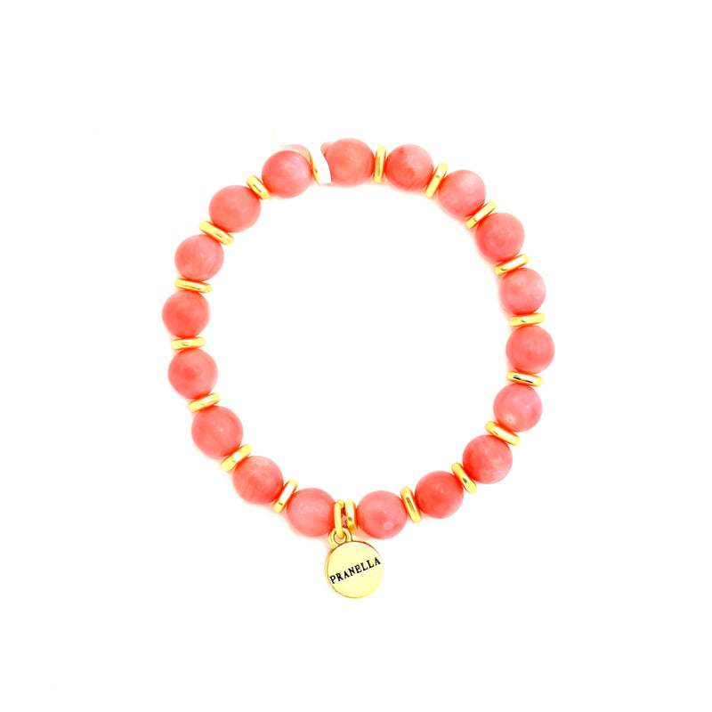 Apricot Coral Bracelet