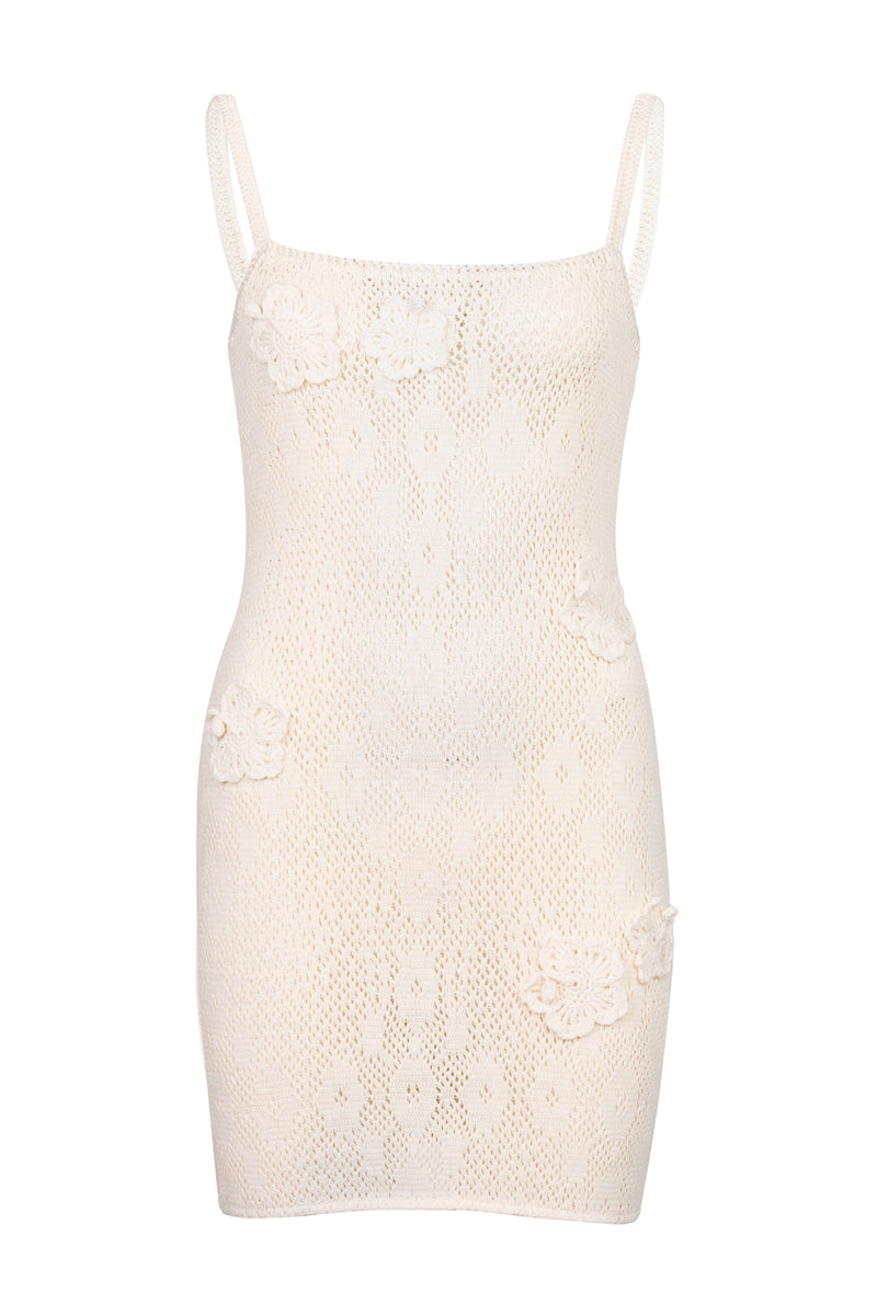 Artie Dress Crochet Rumble Hibiscus Patch