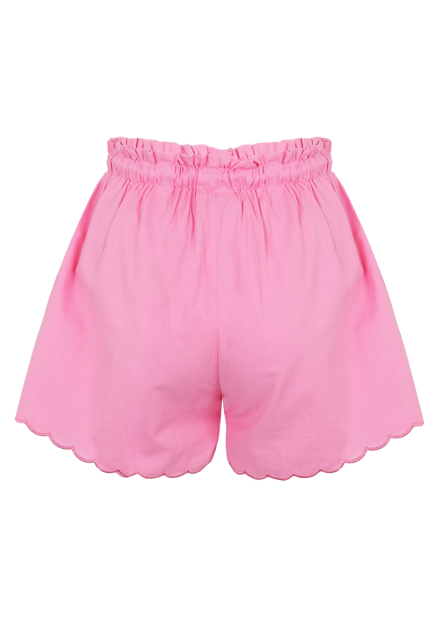Load image into Gallery viewer, Scallop Drawstring Short Clavell Pink
