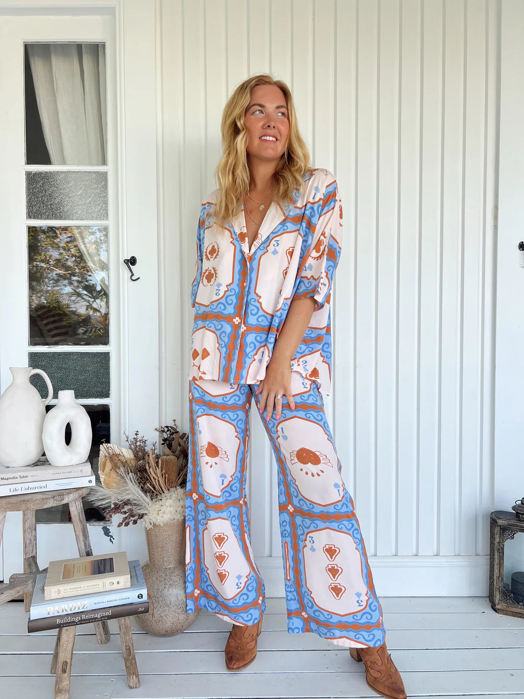 Ace of Spades Print Jax Pants