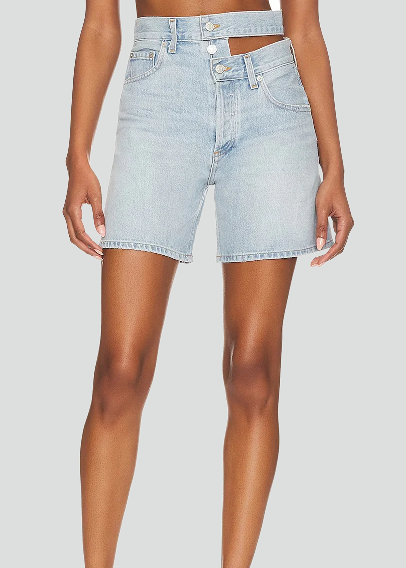 Load image into Gallery viewer, Womens Premium Denim Short - Broken Waistband Short Attempt - Shorts
