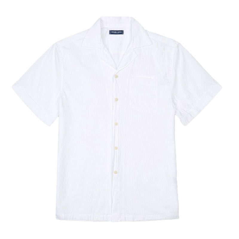 Mens White Short Sleeve Shirt