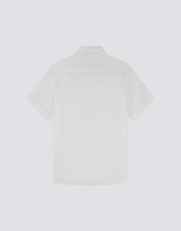 Load image into Gallery viewer, Linen Shirt White Short Sleeved
